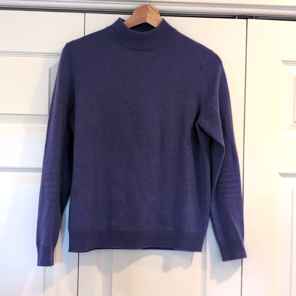 Vintage Charter Club Periwinkle Cashmere Sweater